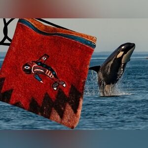Pendleton Orca Pacific Northwest Wool Crossbody Bag